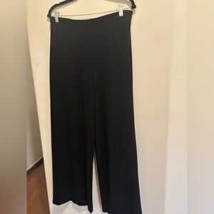 Jones New York Black Wide-Leg Pants